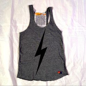 ⚡️ Aviator Nation Women’s Classic Bolt Tank - Adult S - Tri-Blend Gray